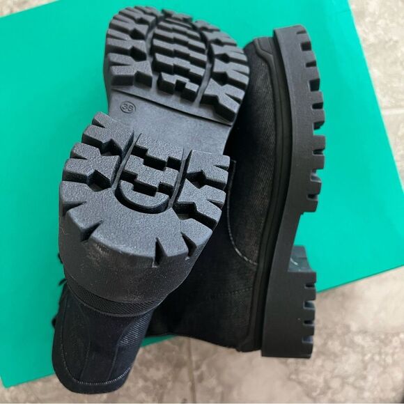 Ilio Smeraldo x Elizabeth Sulcer Combat Boots, Black, New, Size 38 - Picture 6 of 11